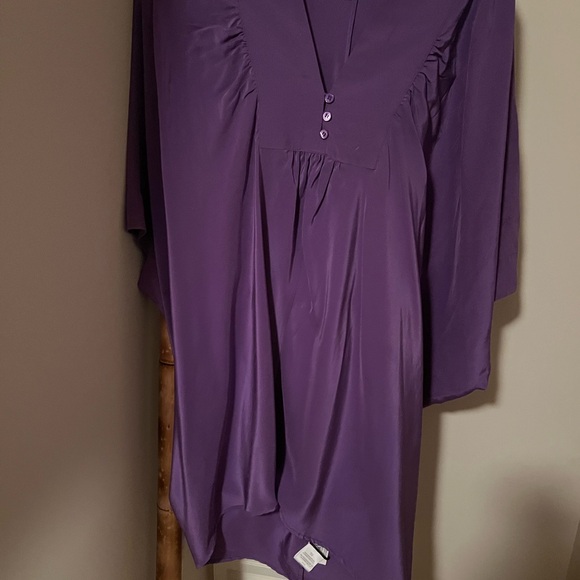 Purple Silk BGB top. - Picture 3 of 3